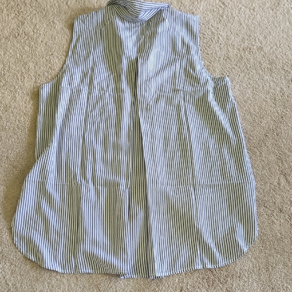 Beachlunchlounge Blue Button Down Shirt - Picture 6 of 7